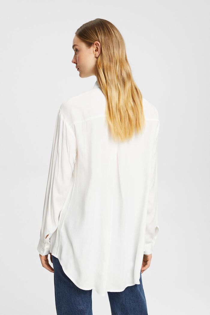 Shirt blouse, LENZING™ ECOVERO™, OFF WHITE, detail image number 3