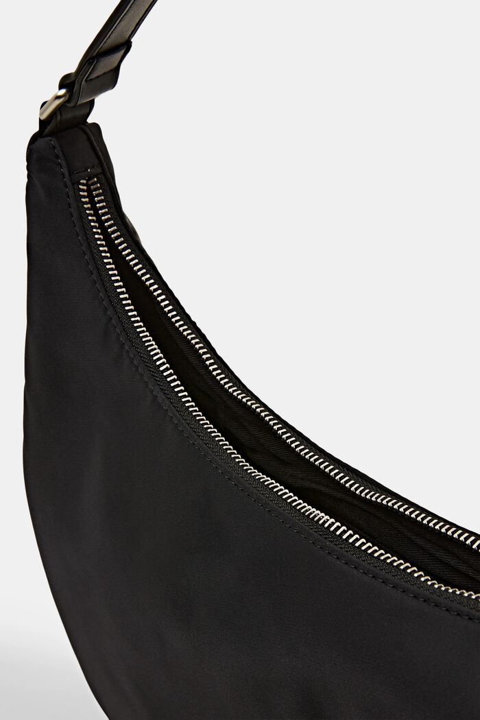Crescent Shoulder Bag, BLACK, detail image number 5