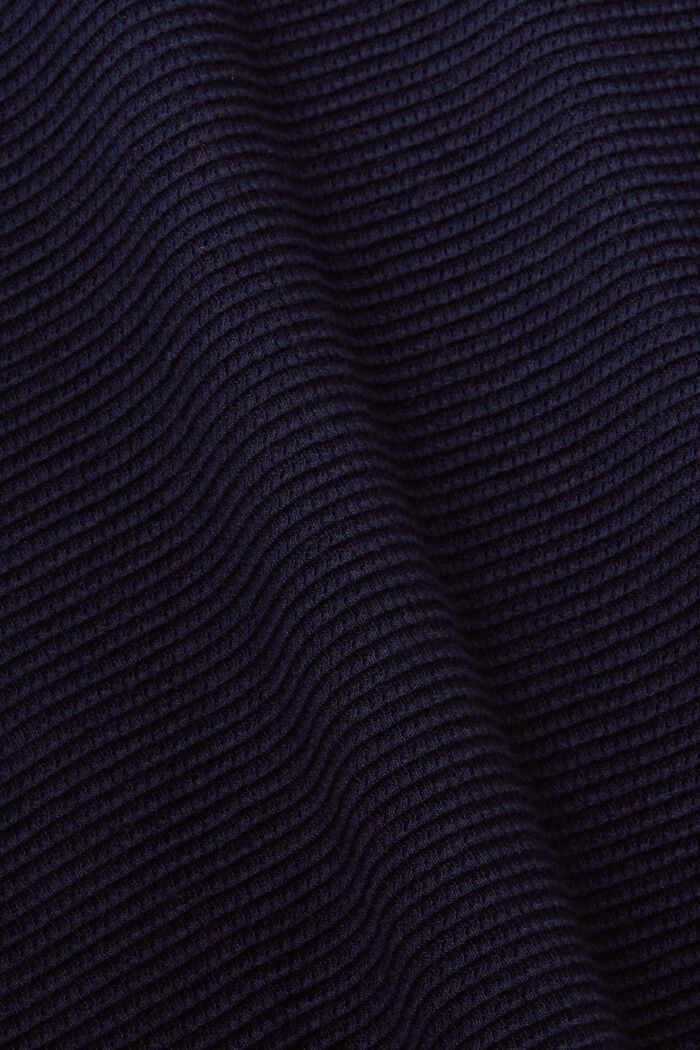 Textured jersey T-shirt, NAVY, detail image number 6
