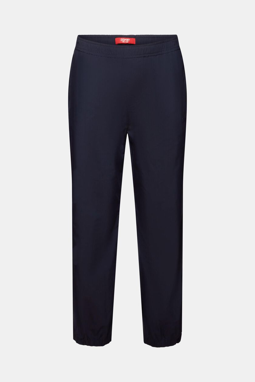 Pull-on trousers, cotton blend