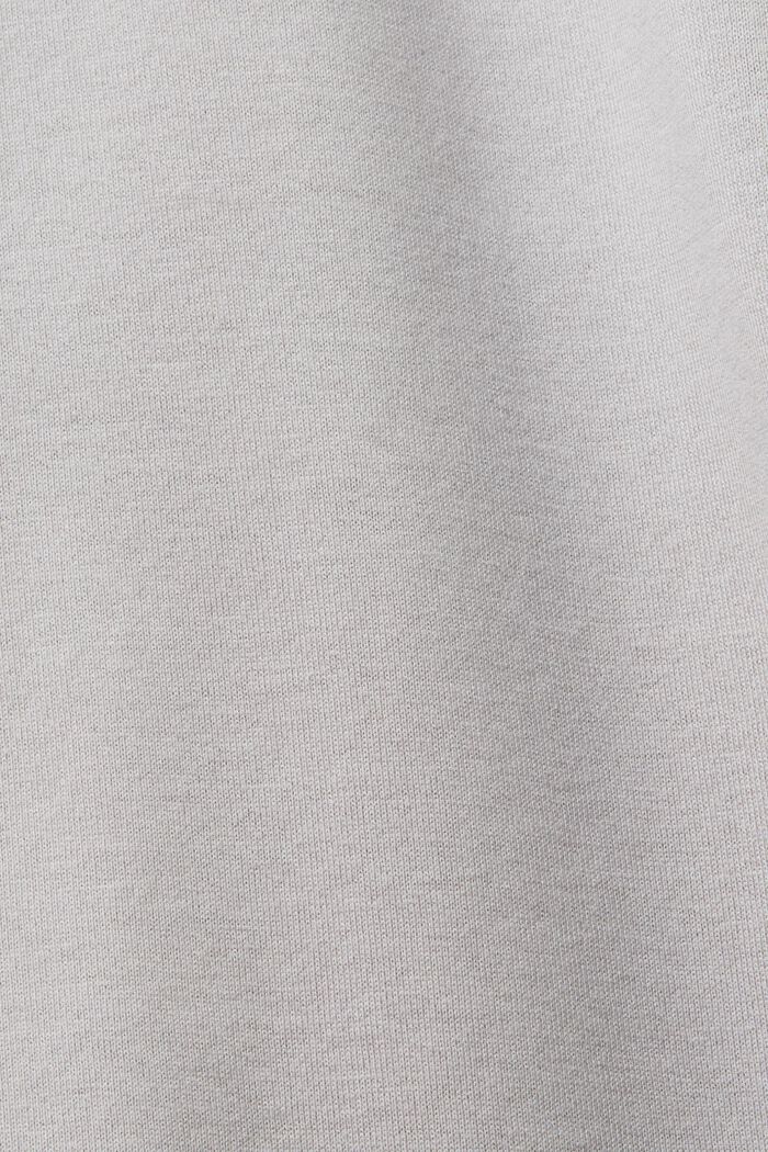 Crewneck t-shirt in a layered look, 100% cotton, LIGHT GREY, detail image number 5
