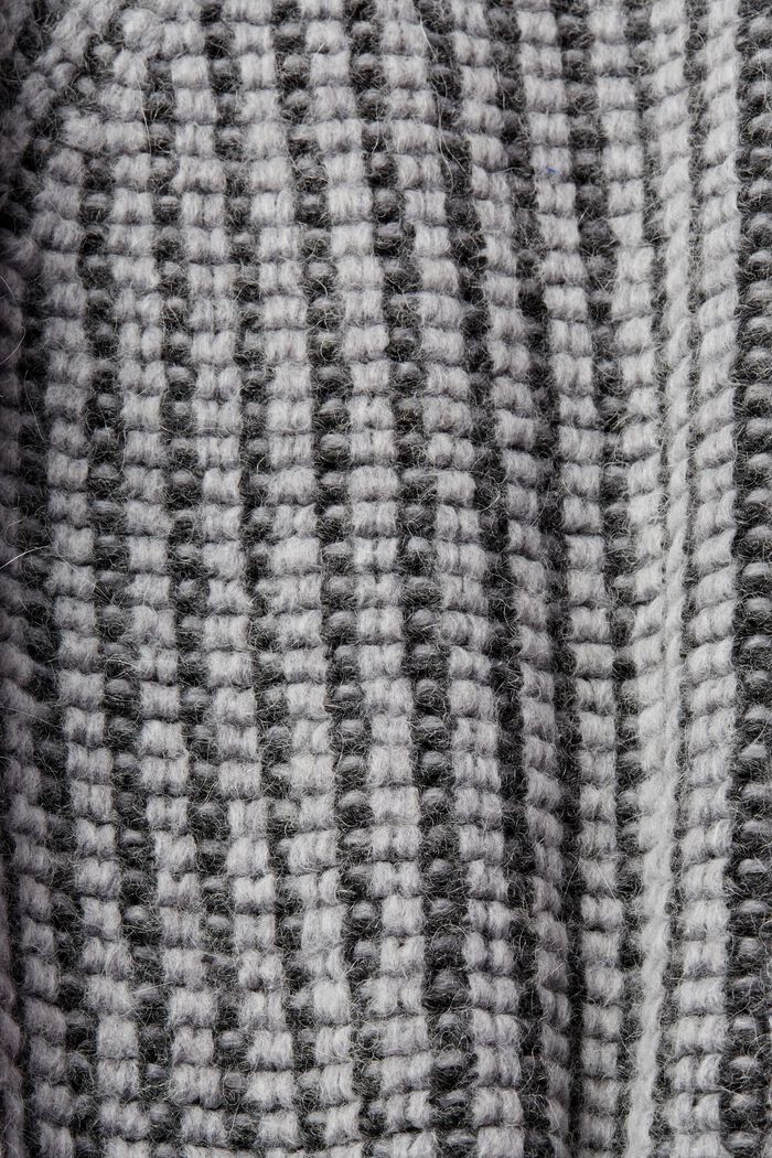 Chunky knit jumper with alpaca, MEDIUM GREY, detail image number 4