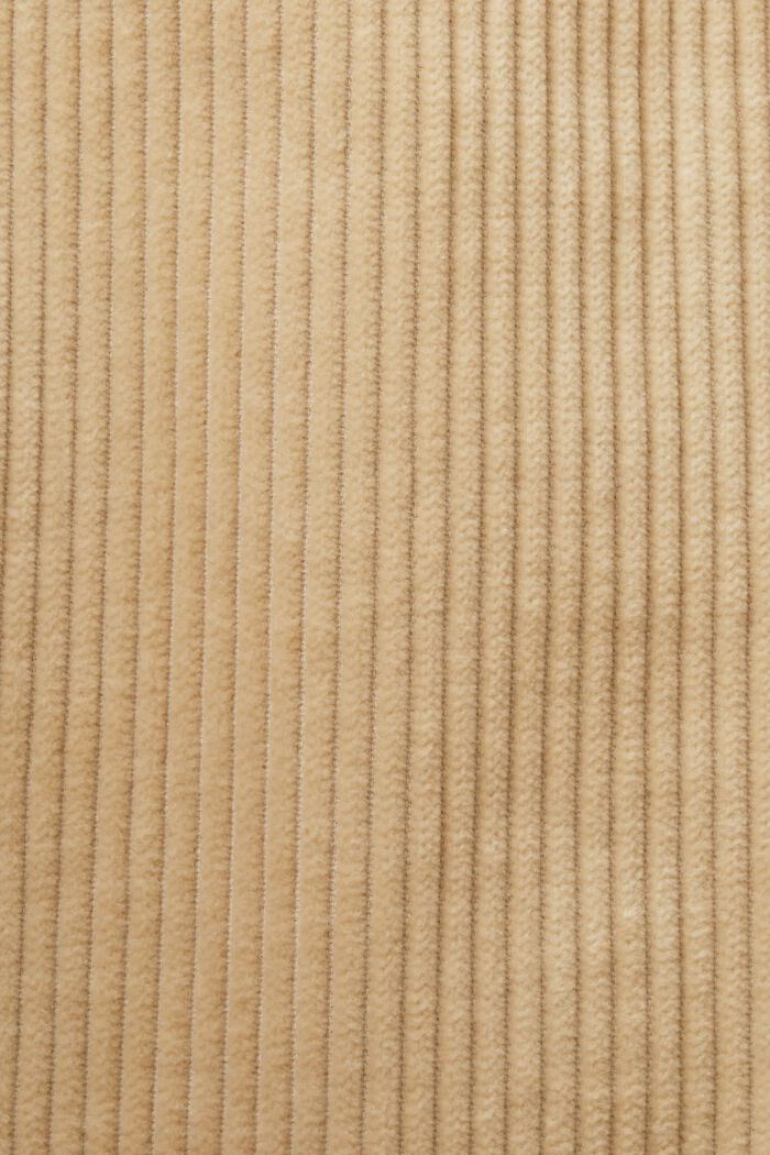 Mid-Rise Wide-Leg Corduroy Pants, DUSTY NUDE, detail image number 6