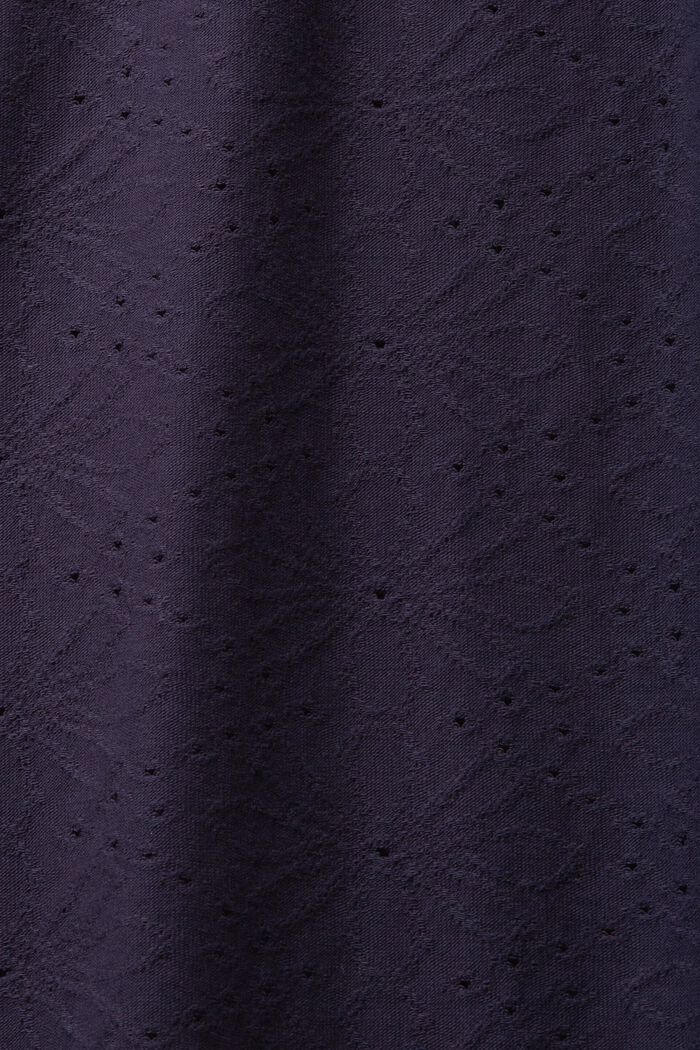 T-shirt with a structured pattern, NAVY, detail image number 4