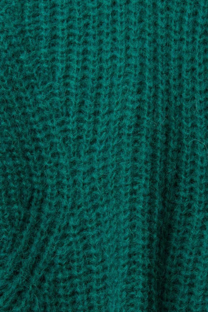 Alpaca blend: Knit jumper, EMERALD GREEN, detail image number 1