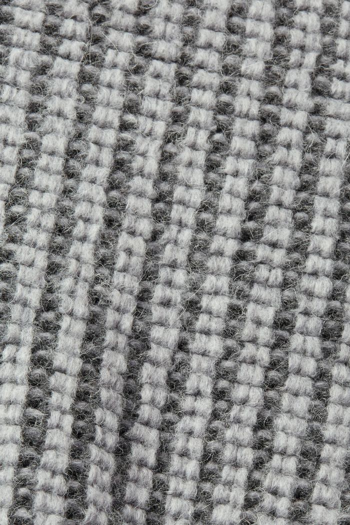 Chunky knit sleeveless jumper with alpaca, MEDIUM GREY, detail image number 4