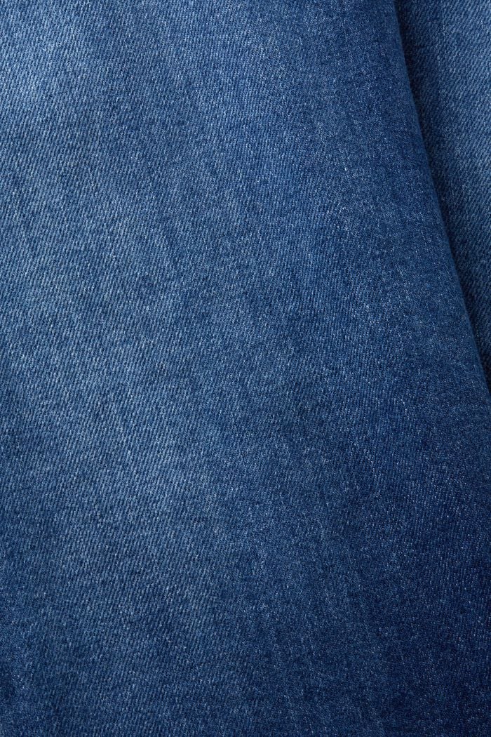 High-Rise Retro Straight Jeans, BLUE LIGHT WASHED, detail image number 5