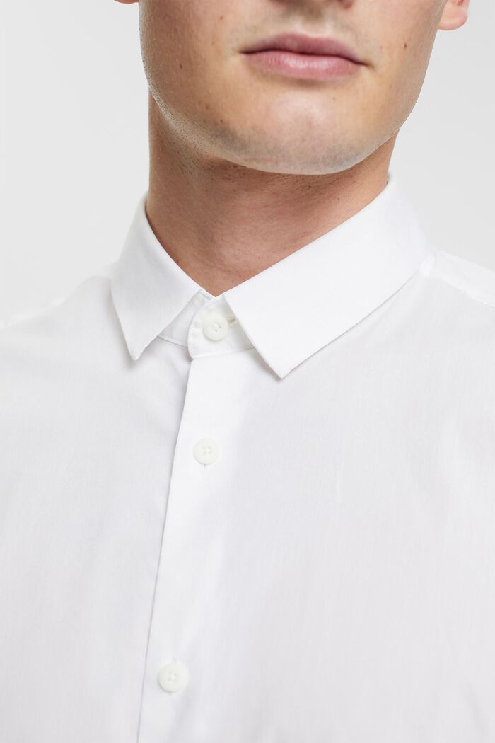 Slim fit shirt, WHITE, detail image number 3