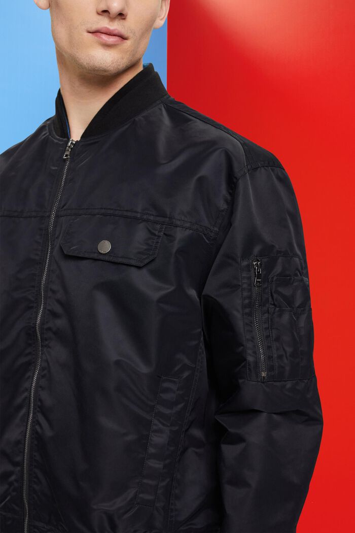 Bomber jacket, BLACK, detail image number 2