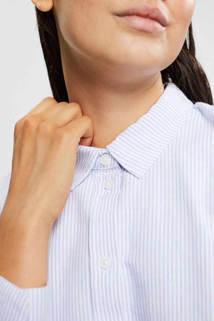 CURVY striped blouse, LIGHT BLUE, detail image number 0