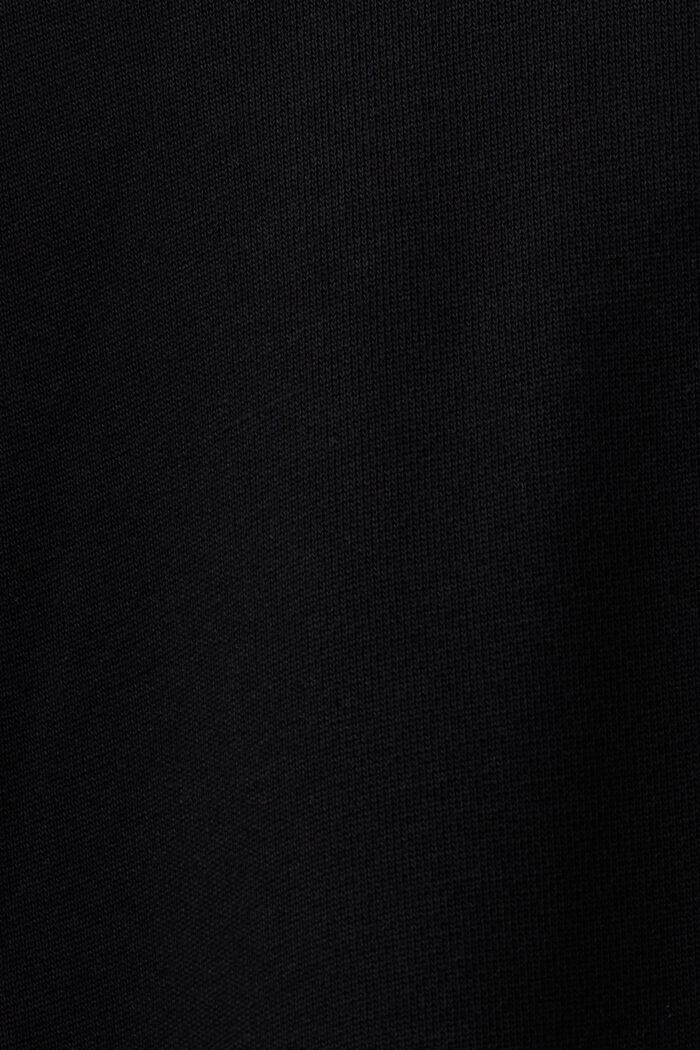 Nylon Paneled Hoodie, BLACK, detail image number 4