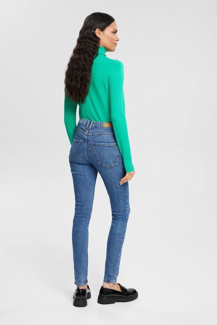 High-rise skinny jeans with TENCEL™, BLUE MEDIUM WASH, detail image number 2