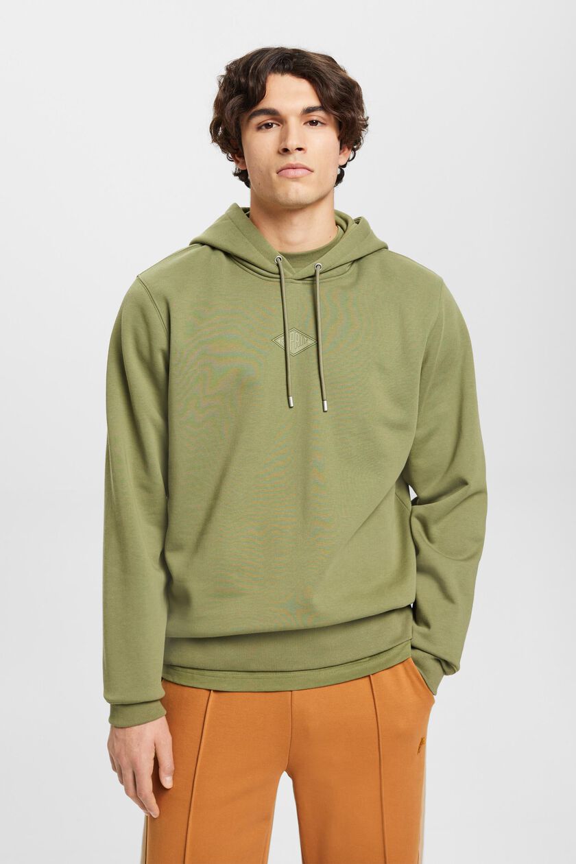 Hoodie with logo chest print