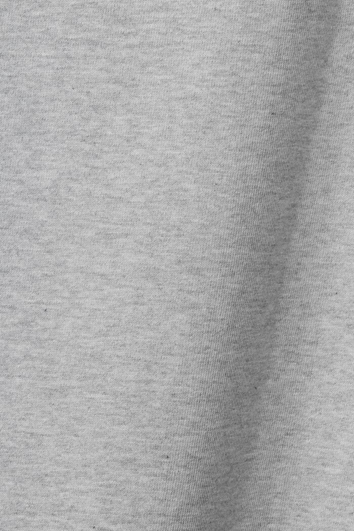 Unisex Logo Cotton T-Shirt, LIGHT GREY, detail image number 7