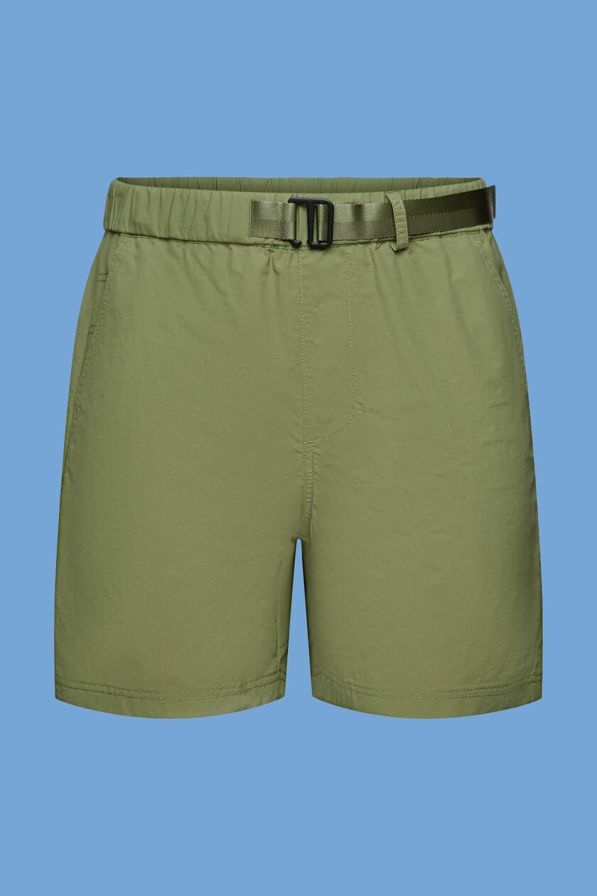 Shorts with integrated belt