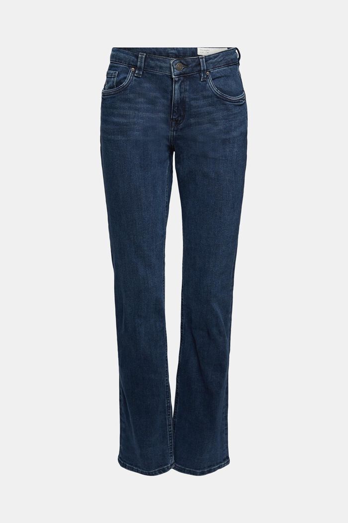 Mid-rise stretch jeans, BLUE BLACK, detail image number 7