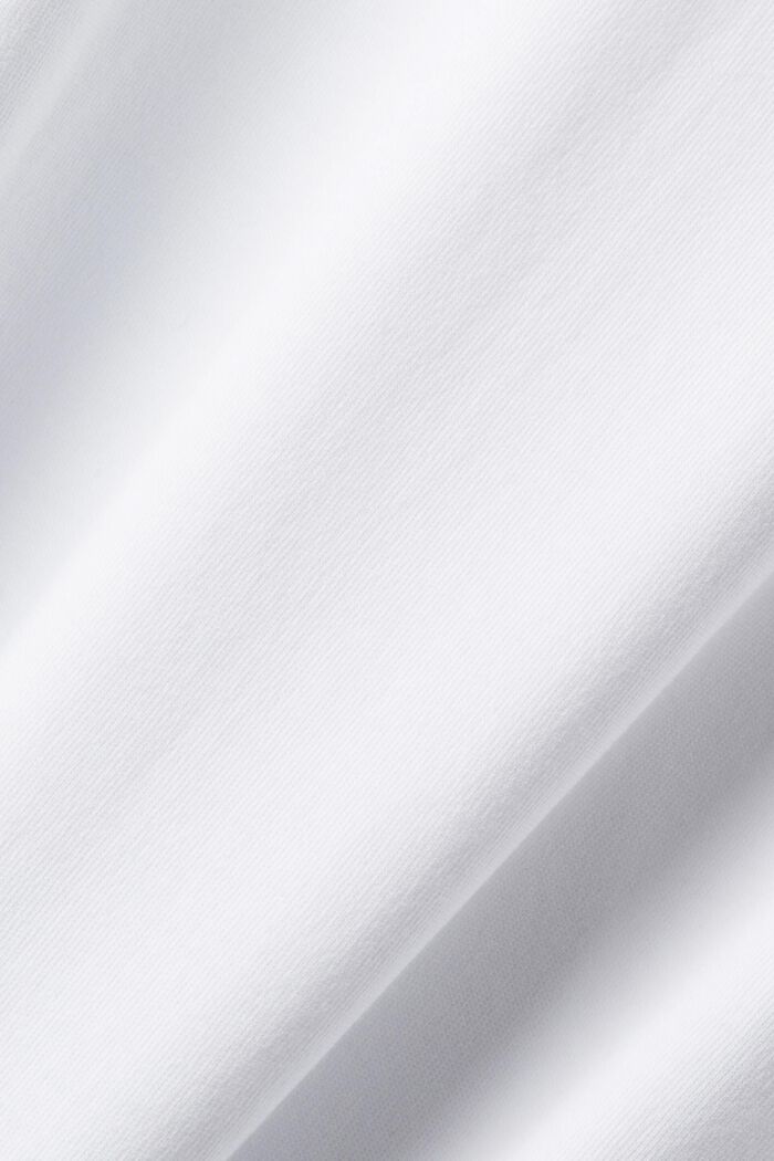 Pima cotton polo shirt, WHITE, detail image number 4