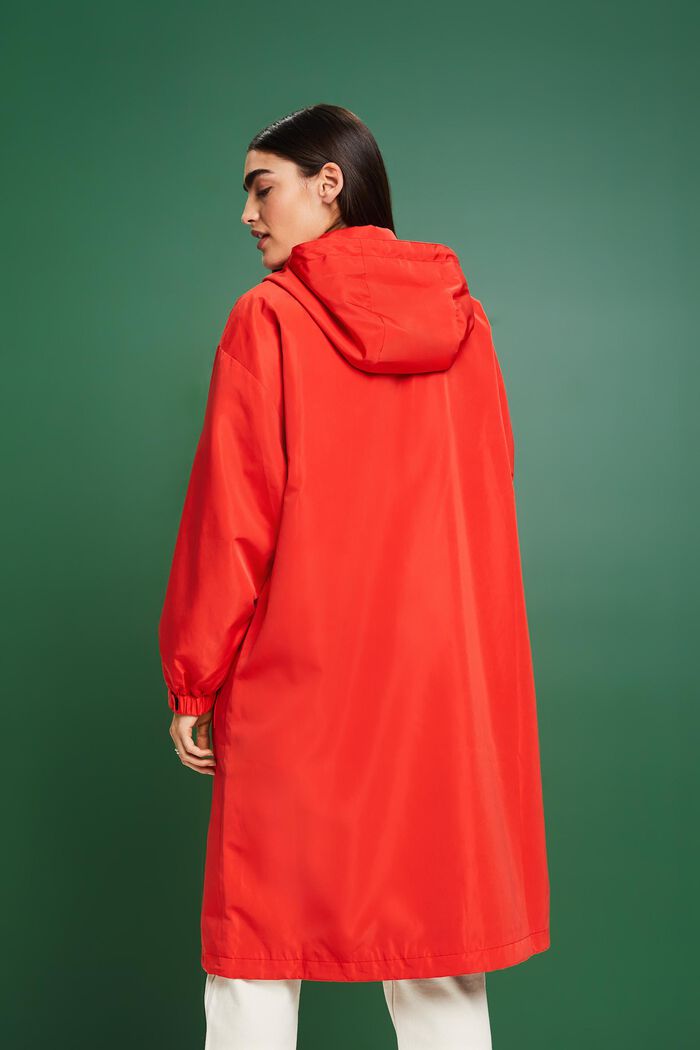 Detachable Hooded Jacket, RED, detail image number 2