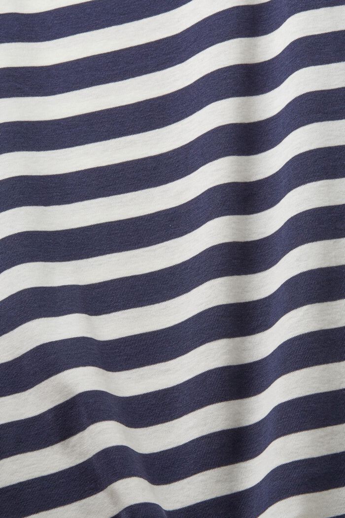 Striped Cotton Tank Top, NAVY, detail image number 5
