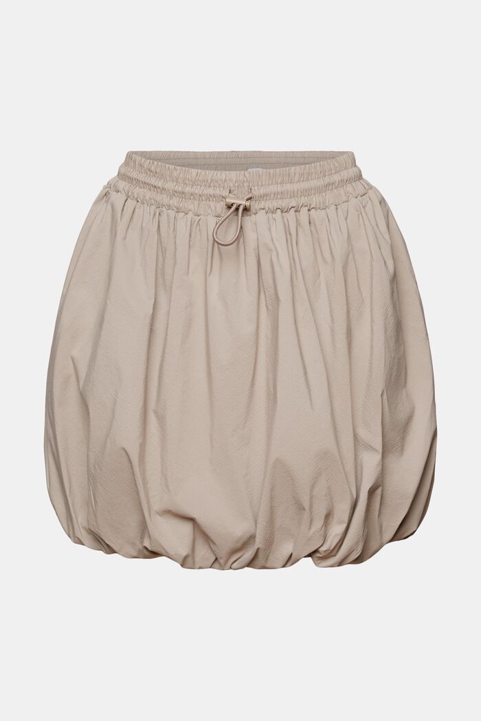 Bubble Hem Mini Skirt, LIGHT TAUPE, detail image number 6