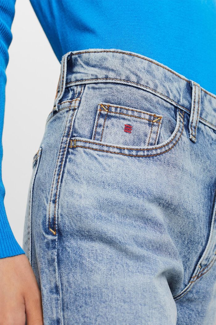 Retro Classic High-Rise Jeans, BLUE BLEACHED, detail image number 2