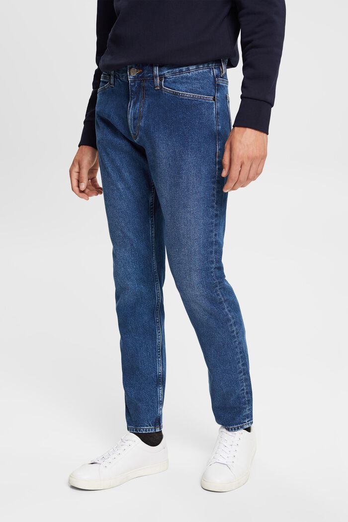 Slim fit jeans, Dual Max, BLUE MEDIUM WASHED, detail image number 0