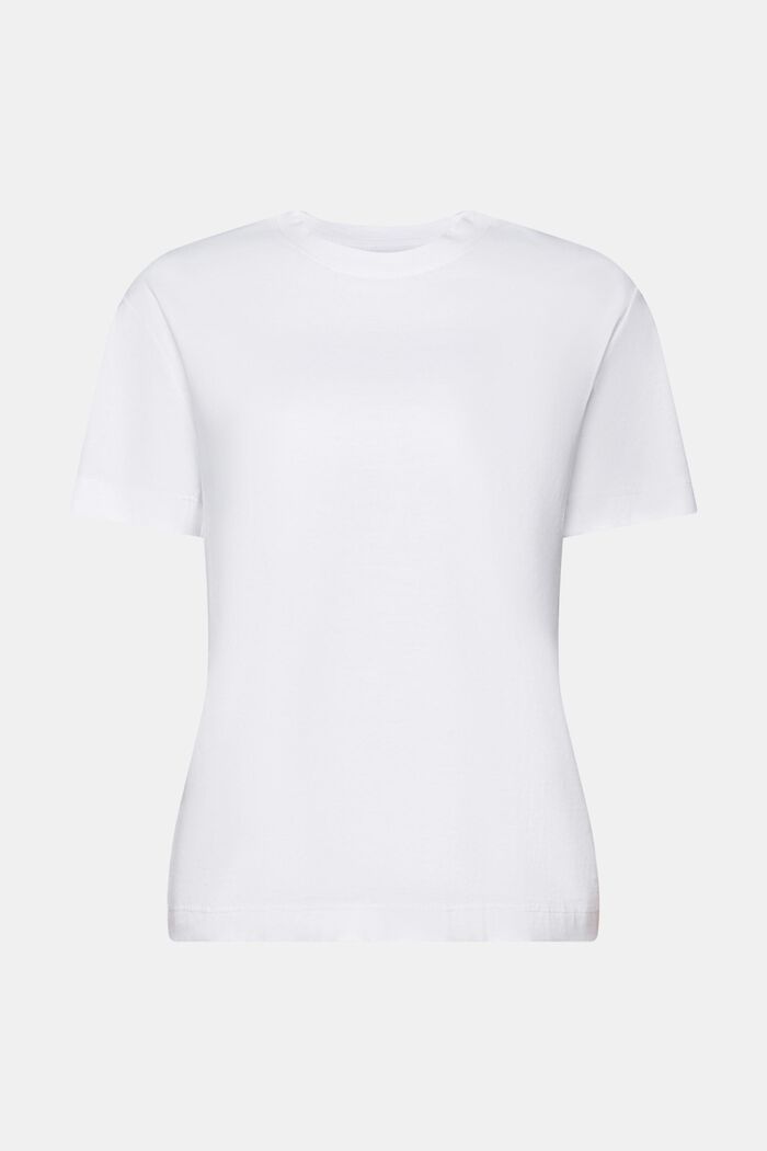 Organic Cotton T-Shirt, WHITE, detail image number 6
