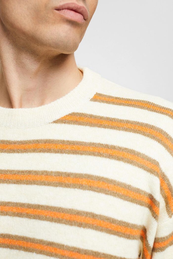 Striped knitted jumper, ICE, detail image number 2