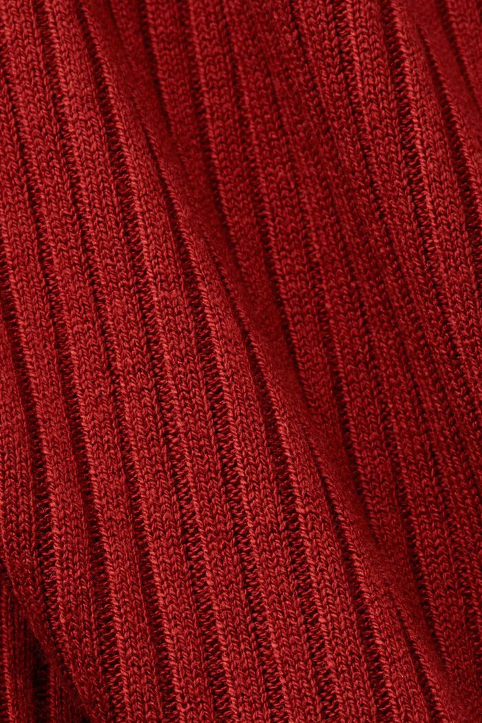 Ribbed-Knit Tank, TERRACOTTA, detail image number 6